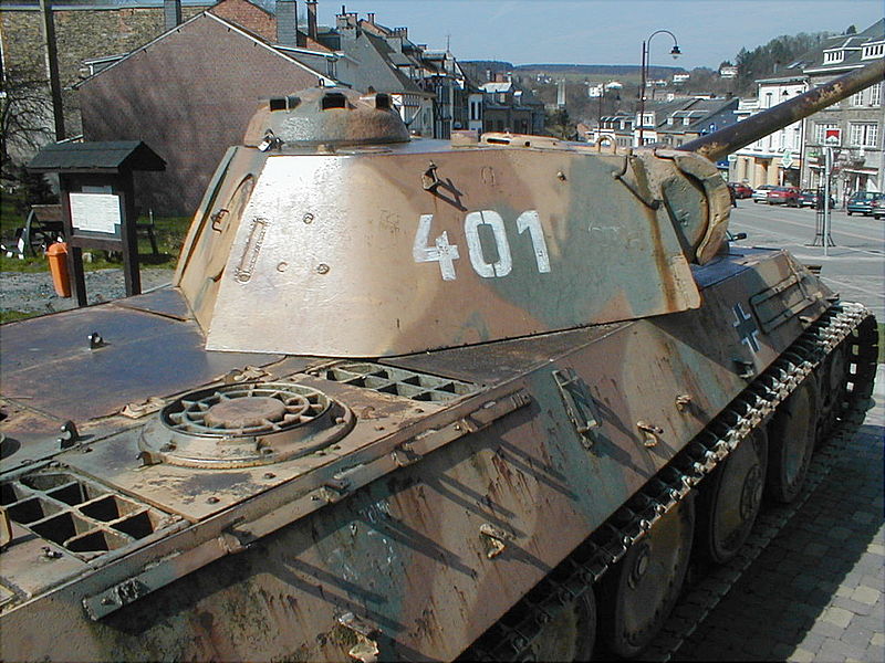 Panzer V Panther WWII Houffalize Belgique