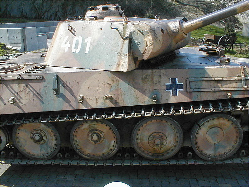 Panzer V Panther WWII Houffalize Belgique