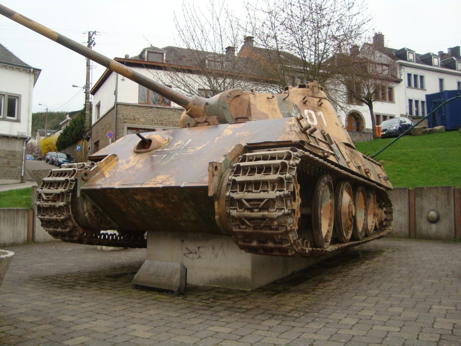 Panzer V Panther WWII Houffalize Belgique