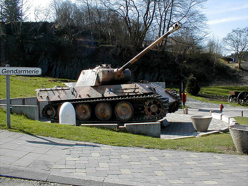 Panzer V Panther WWII Houffalize Belgique