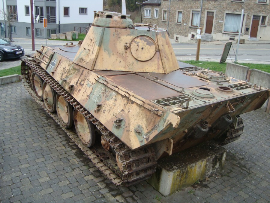 Panzer V Panther WWII Houffalize Belgique