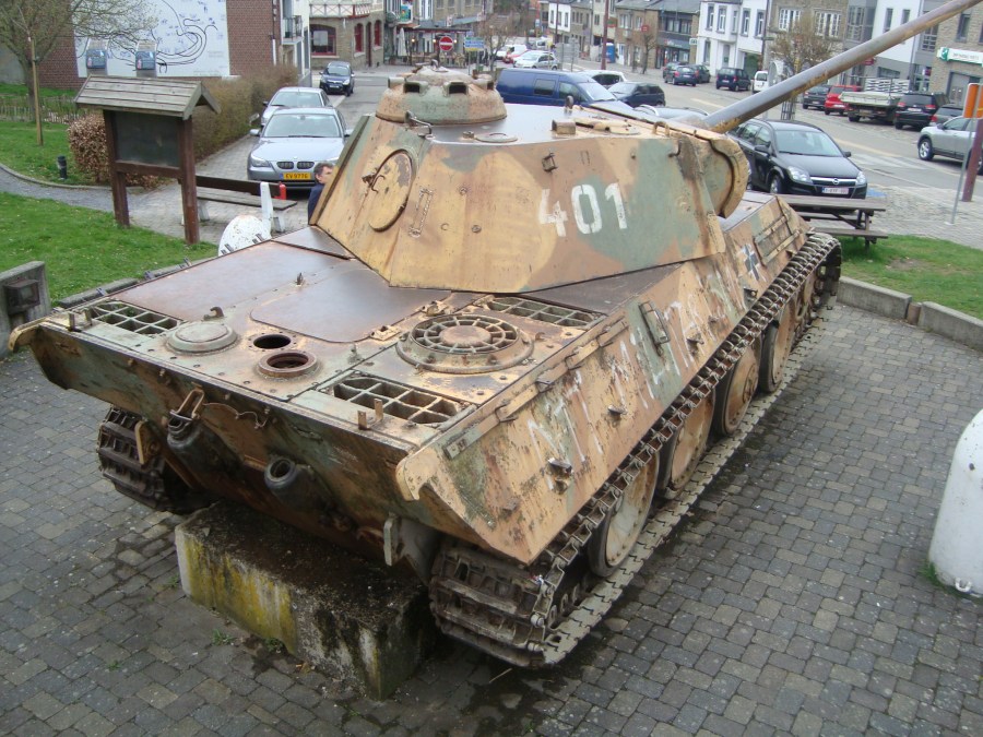 Panzer V Panther WWII Houffalize Belgique