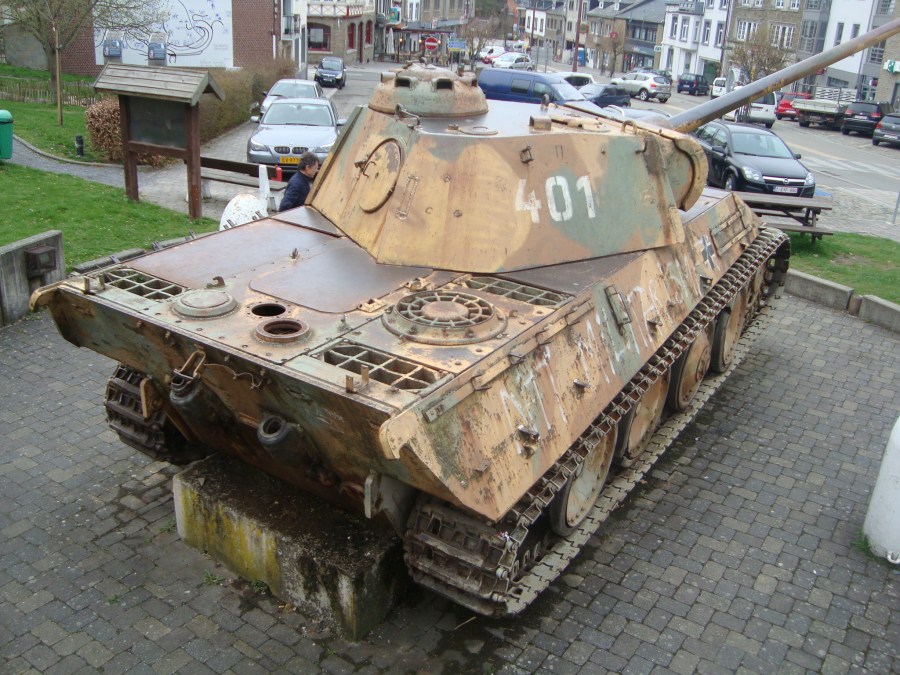 Panzer V Panther WWII Houffalize Belgique