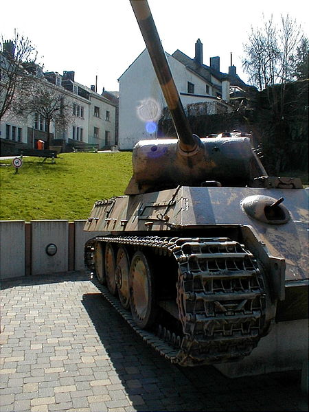 Panzer V Panther WWII Houffalize Belgique