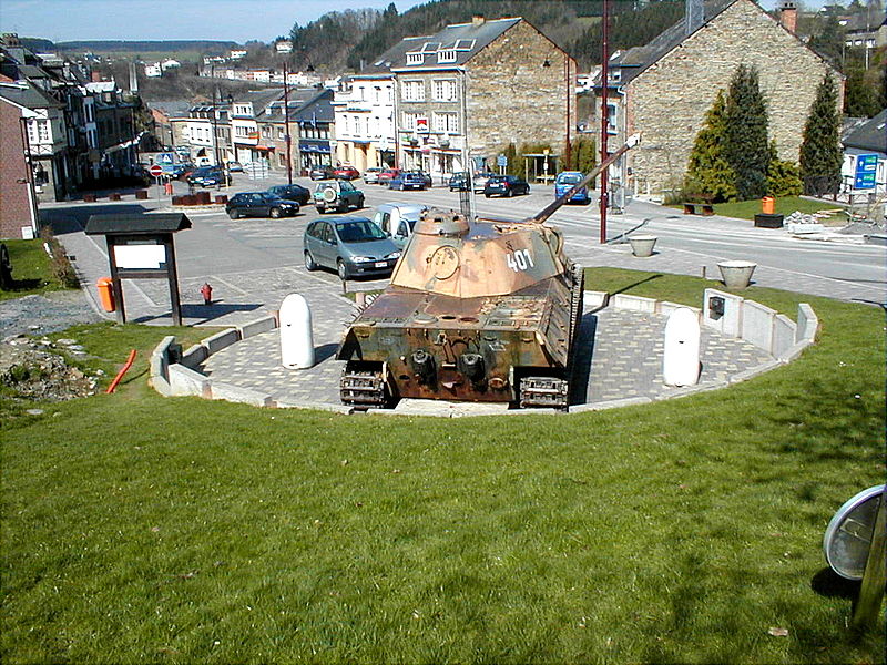 Panzer V Panther WWII Houffalize Belgique