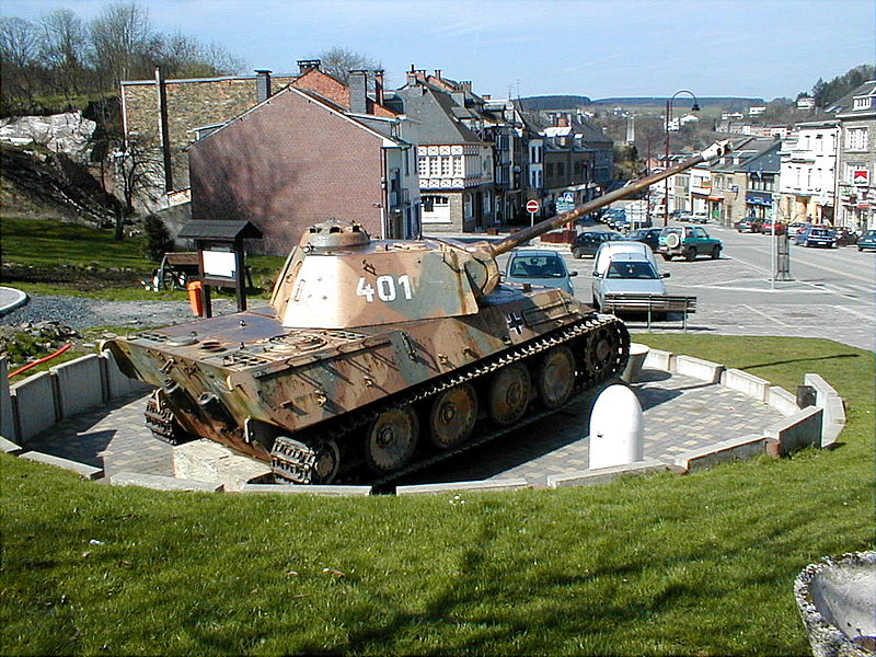 Panzer V Panther WWII Houffalize Belgique