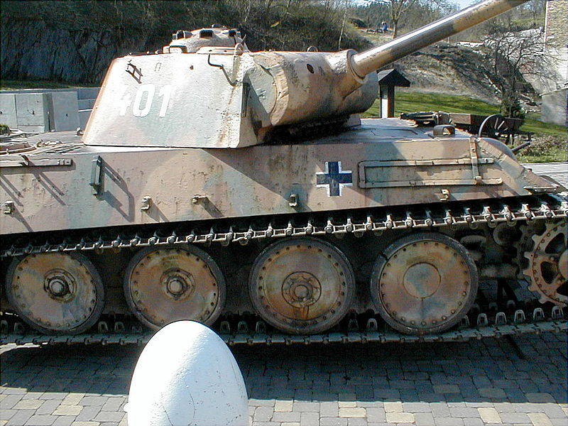 Panzer V Panther WWII Houffalize Belgique