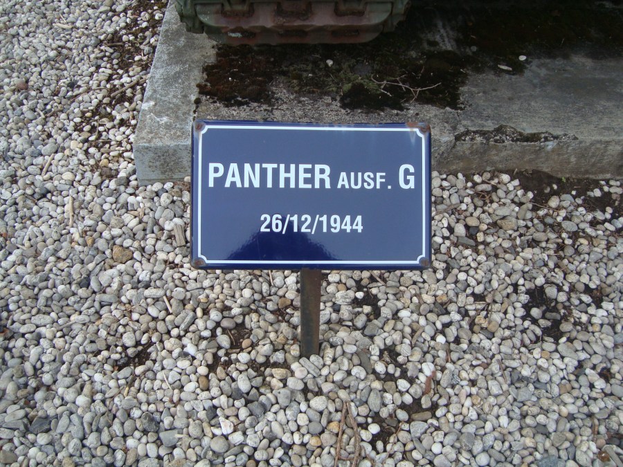 panzekampfwagen V Grandmenil Belgique WWII