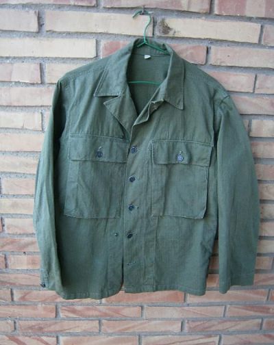 ropa militar-chaqueta Fatigue HBT-USA-WWII 1