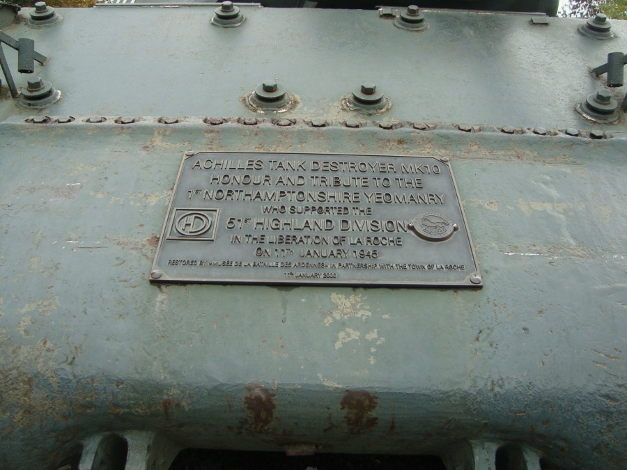 caza tanque Achilles MK10 USA Army La Roche Ardennes Belgica