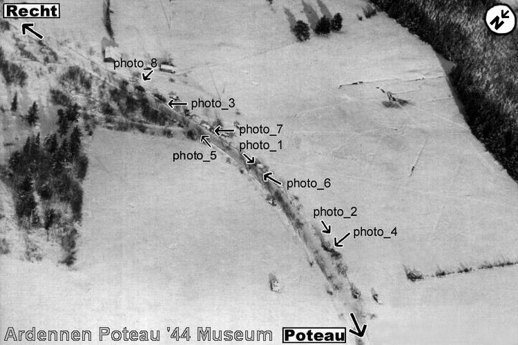 emboscada Poteau Ardenas 1944 WWII militarialagleize1944