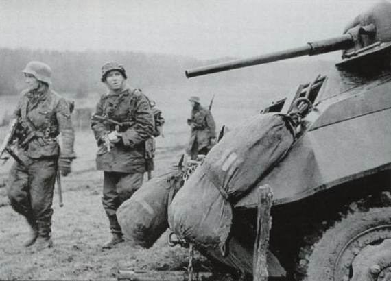 emboscada Poteau Ardenas 1944 WWII militarialagleize1944