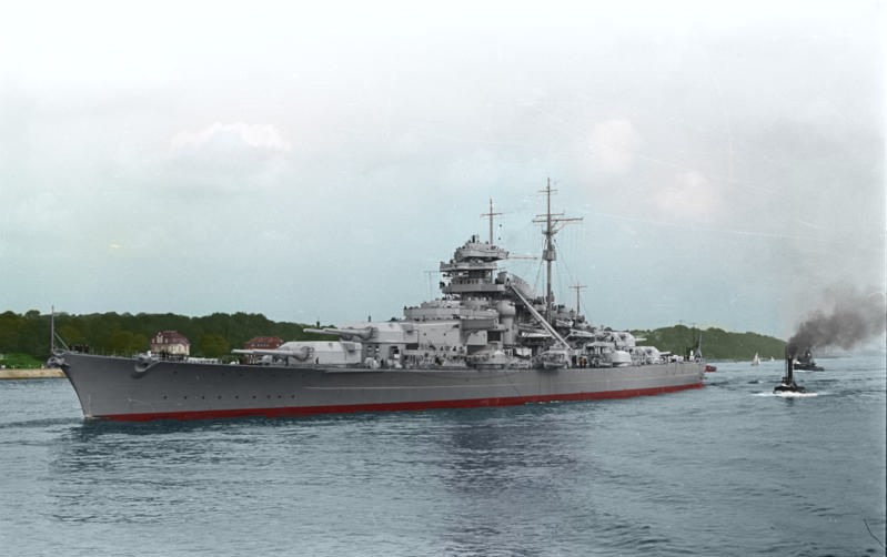 Kriegsmarine Acorazado Bismarck WWII militarialagleize1944