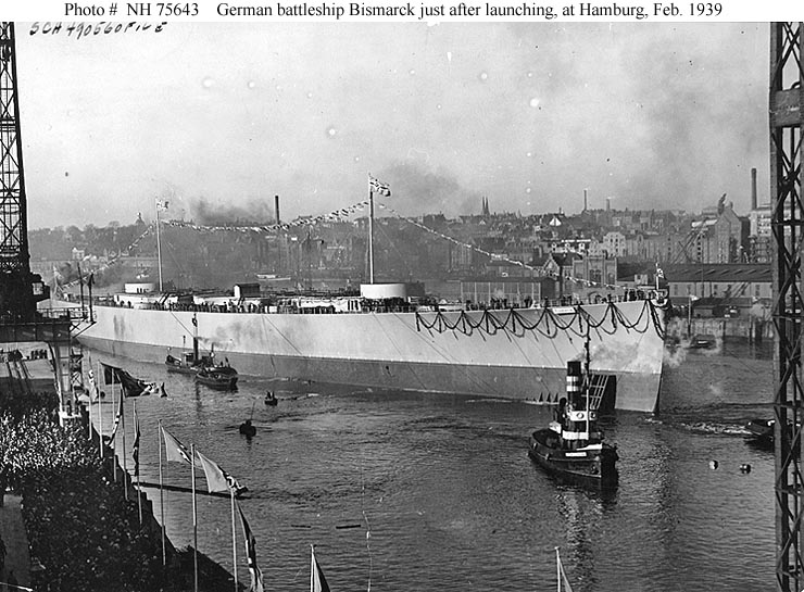 Kriegsmarine Acorazado Bismarck WWII militarialagleize1944