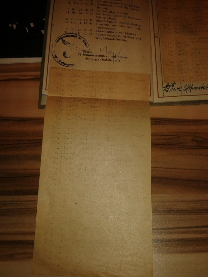 wehrpass 2a div panzer ss das reich