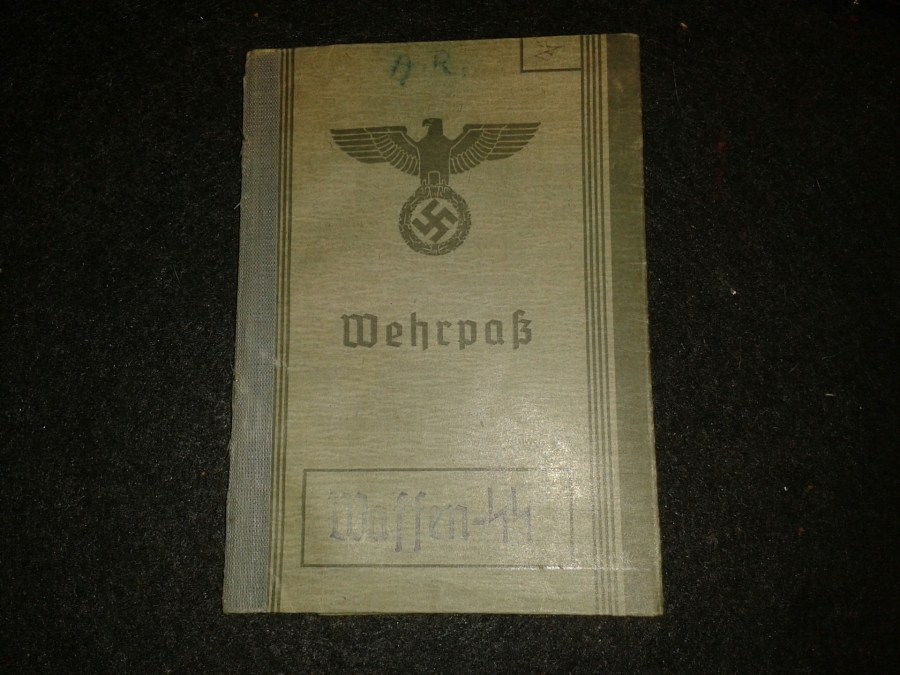 wehrpass 2a div panzer ss das reich