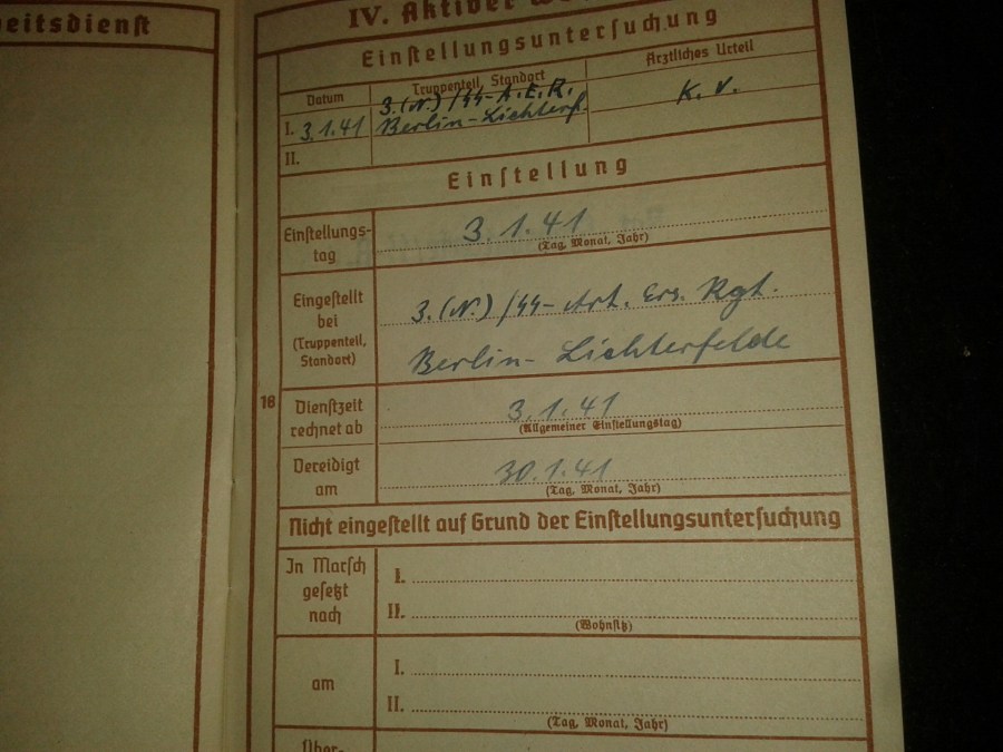 wehrpass 2a div panzer ss das reich