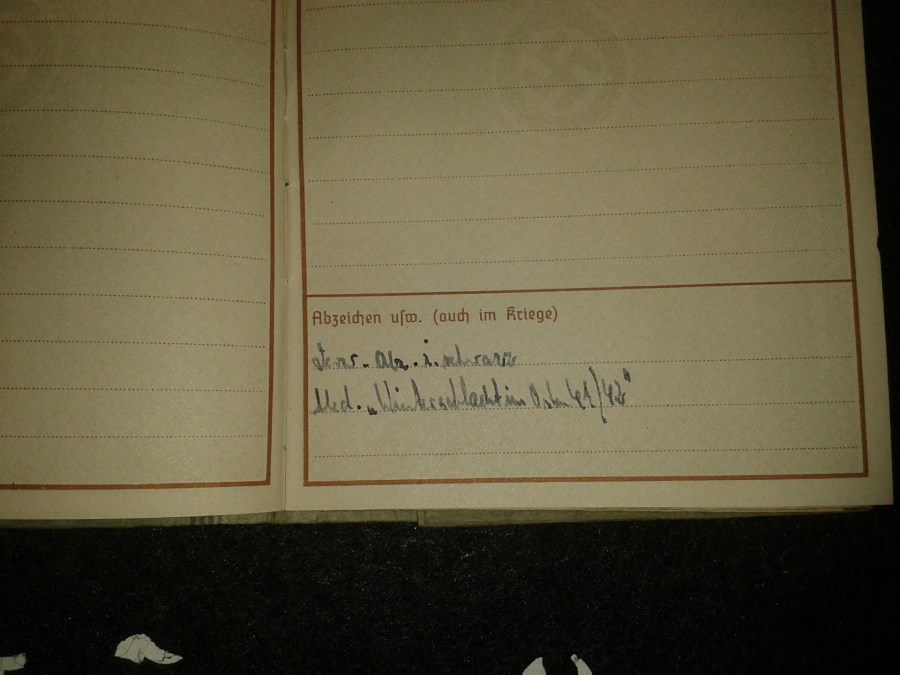 wehrpass 2a div panzer ss das reich