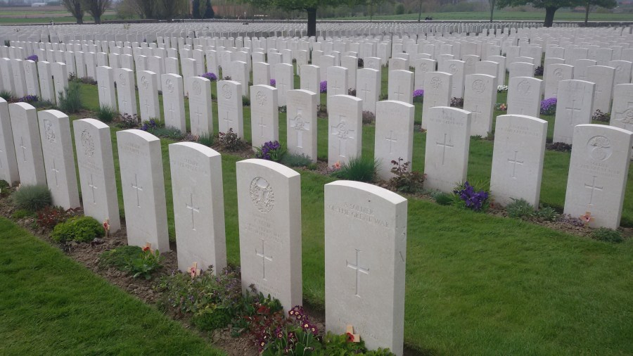 Tyne Cot Cemetery Ypres Belgium