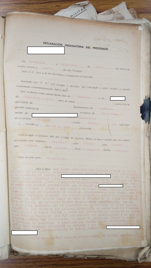 consejo de guerra guerra civil españa