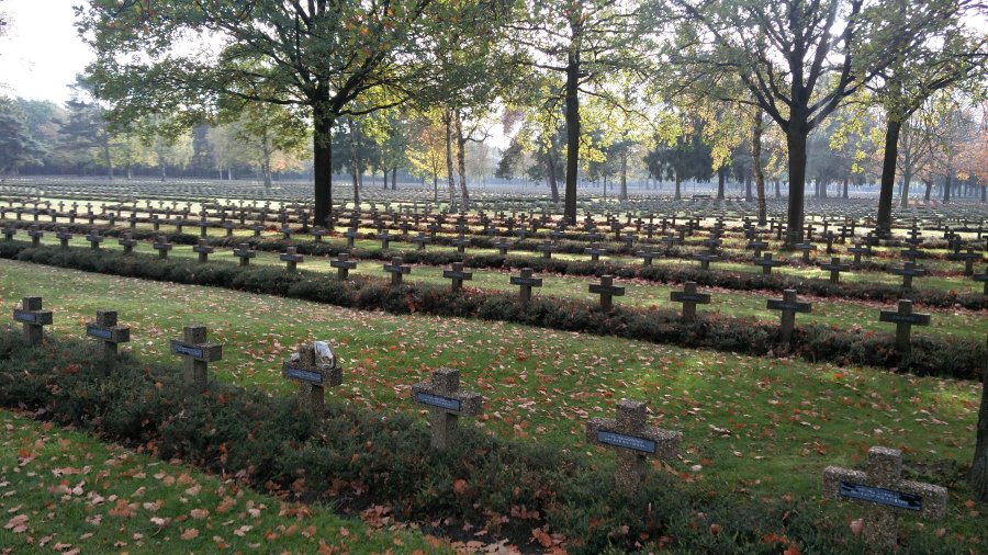 cementerio militar Alemán Lommel Bélgica WWII