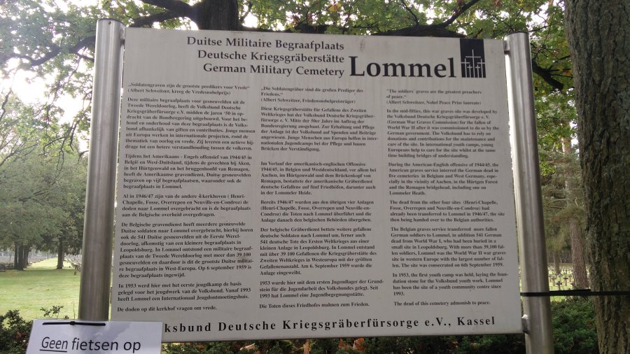 cementerio militar Alemán Lommel Bélgica WWII