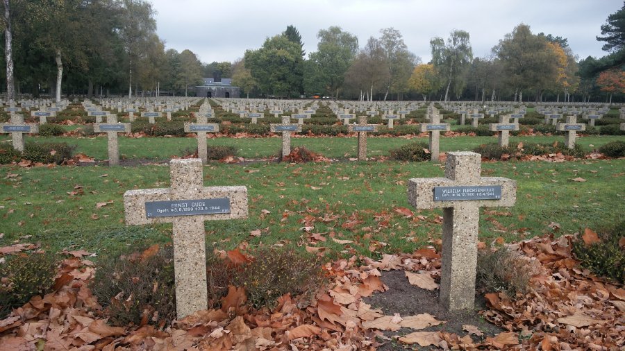 cementerio militar Alemán Lommel Bélgica WWII