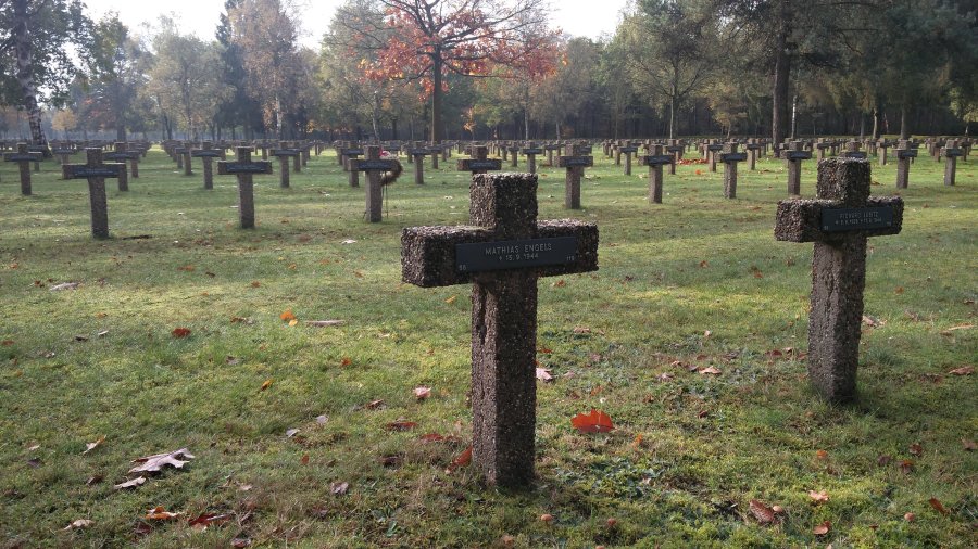 cementerio militar Alemán Lommel Bélgica WWII